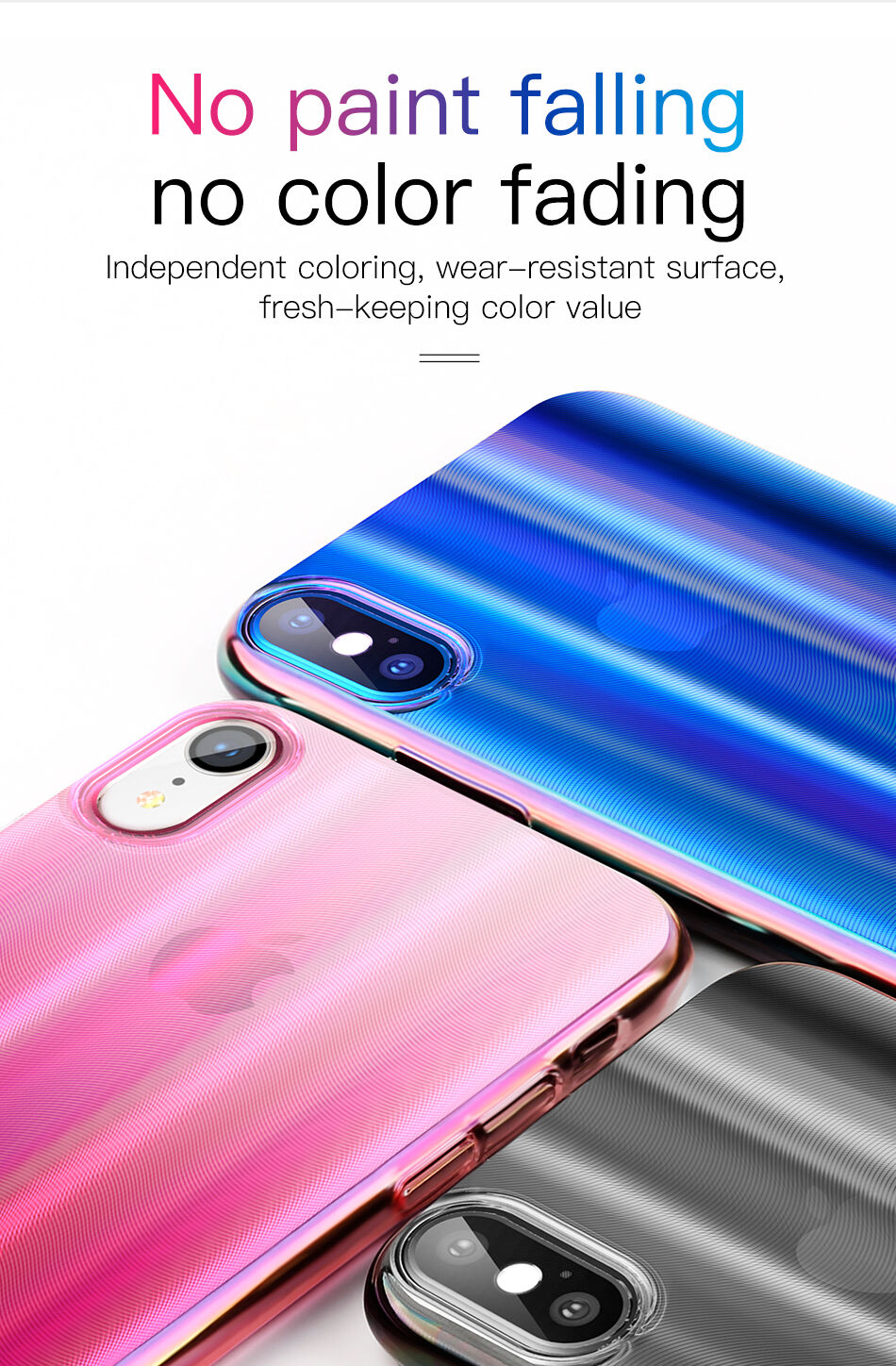 BASEUS Aurora tok iPhone XS - kék