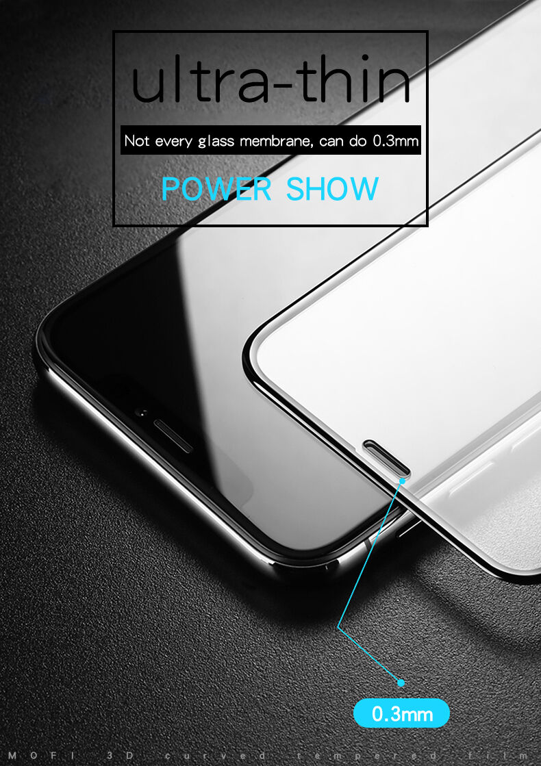 MOFI tempered glass 3D üveg iPhone XR / 11 - fekete