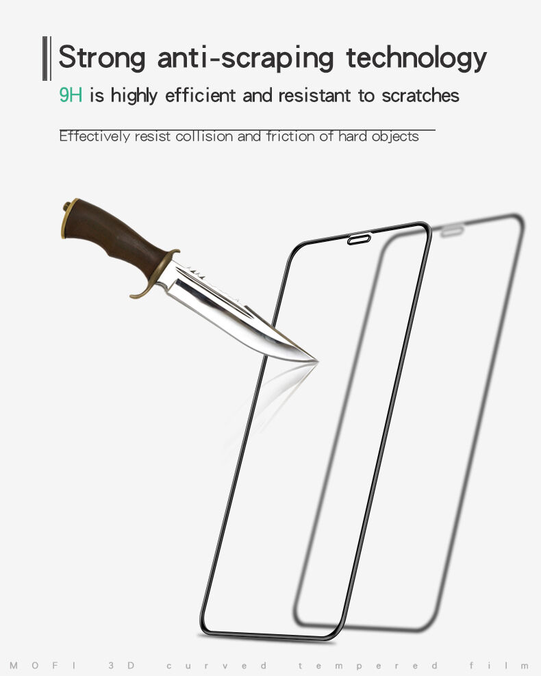 MOFI tempered glass 3D üveg iPhone XR / 11 - fekete