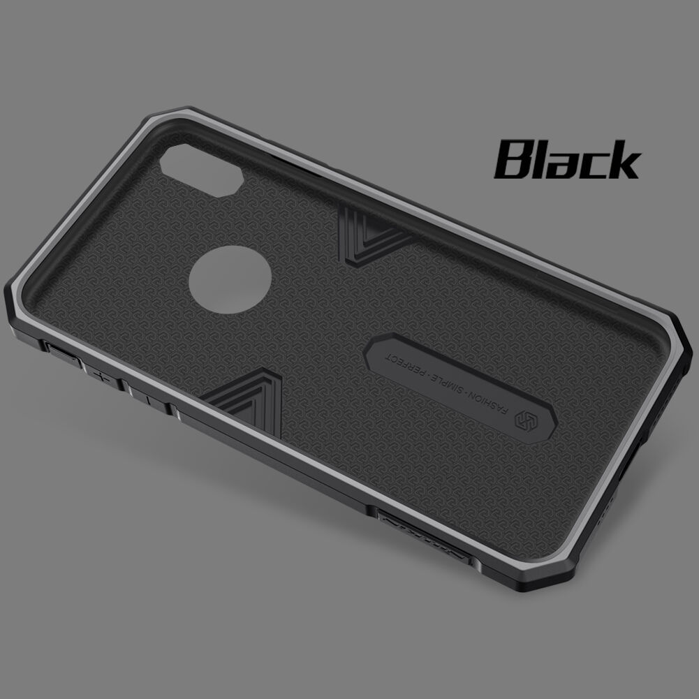 NILLKIN Defender II tartós tok iPhone XS Max - fekete