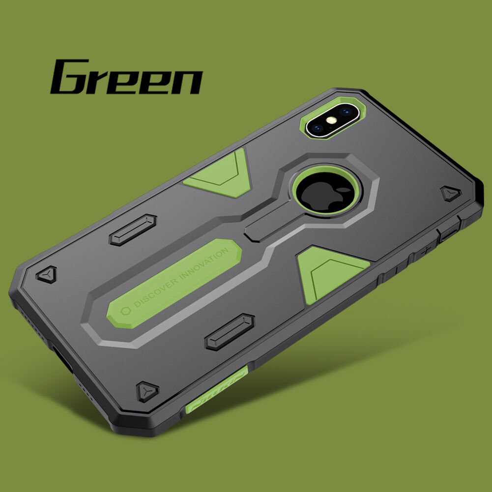 NILLKIN Defender II tartós tok iPhone XS Max - fekete