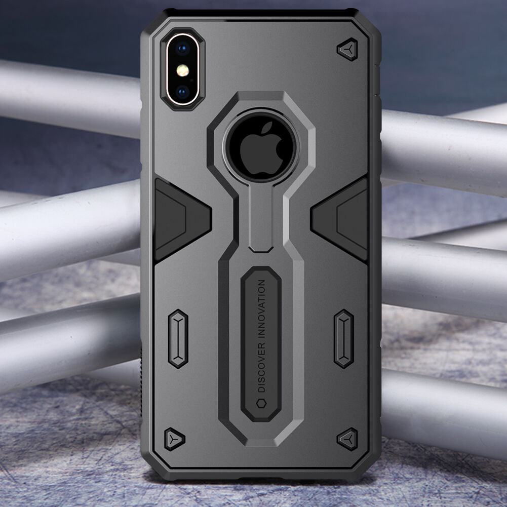 NILLKIN Defender II tartós tok iPhone XS Max - fekete
