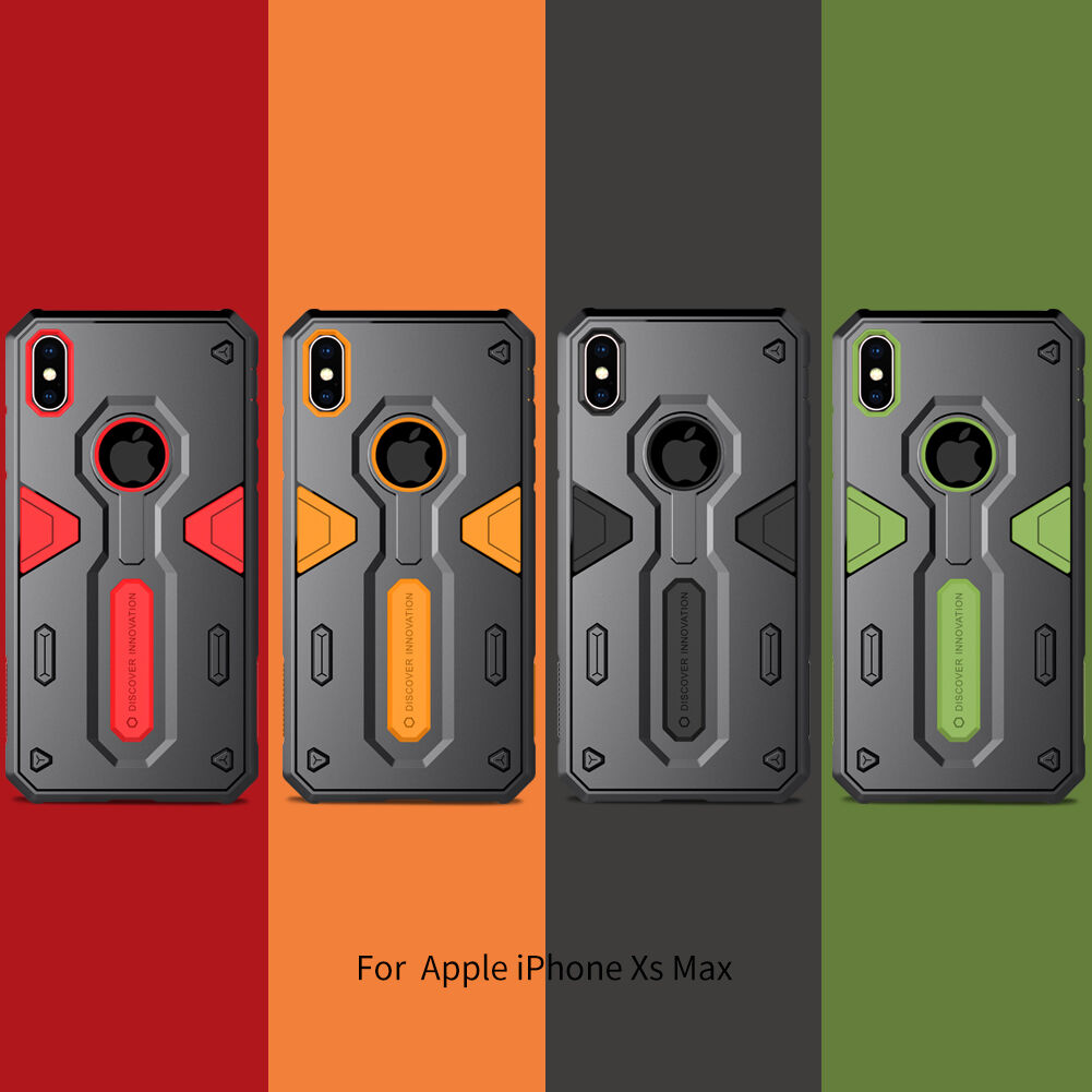 NILLKIN Defender II tartós tok iPhone XS Max - zöld