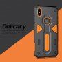 NILLKIN Defender II tartós tok iPhone XS Max - zöld