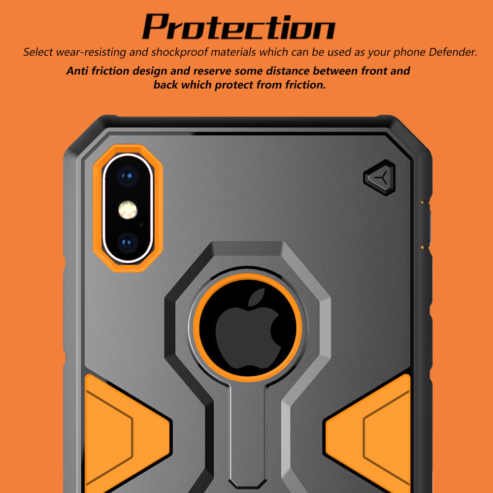 NILLKIN Defender II tartós tok iPhone XS Max - zöld