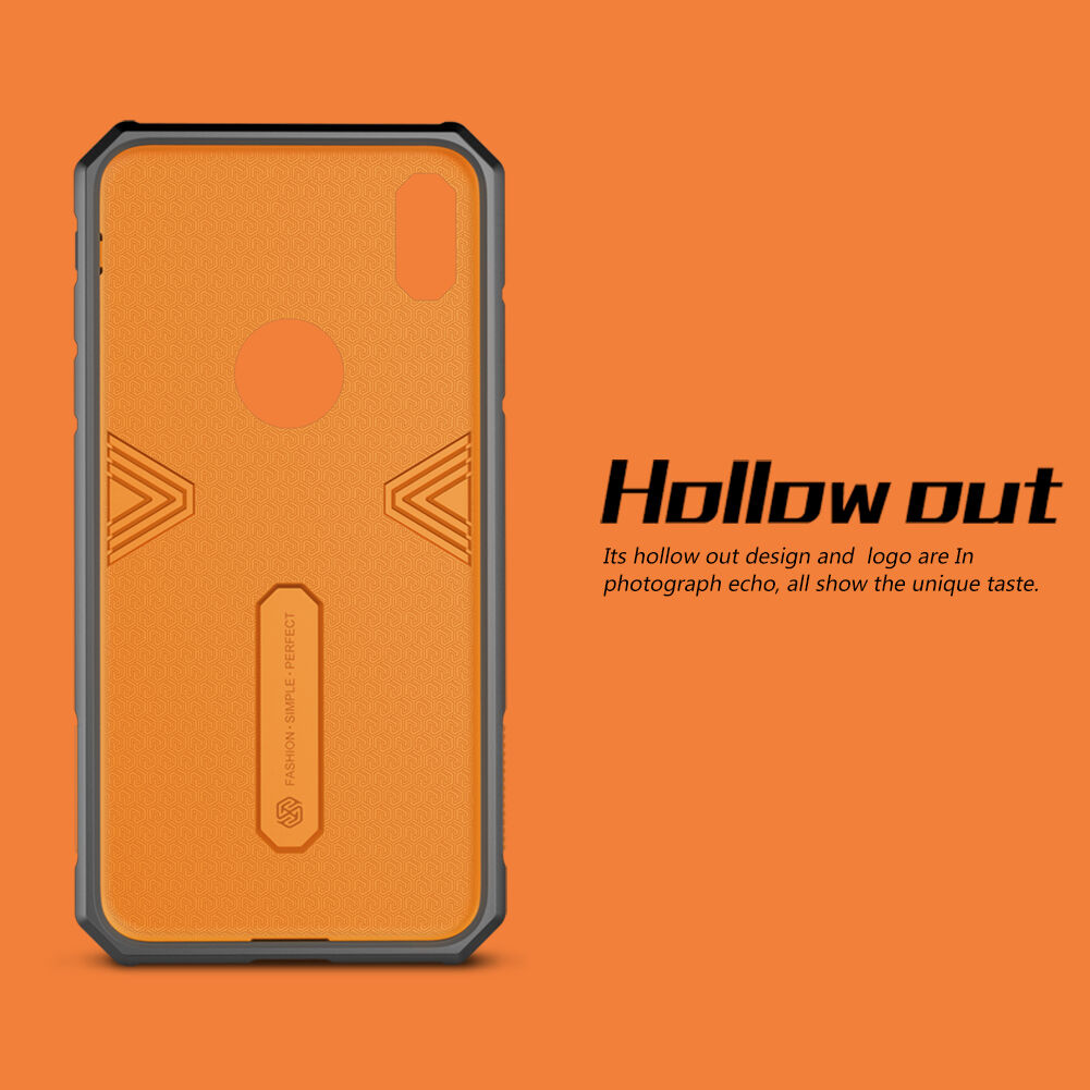 NILLKIN Defender II tartós tok iPhone XS Max - zöld