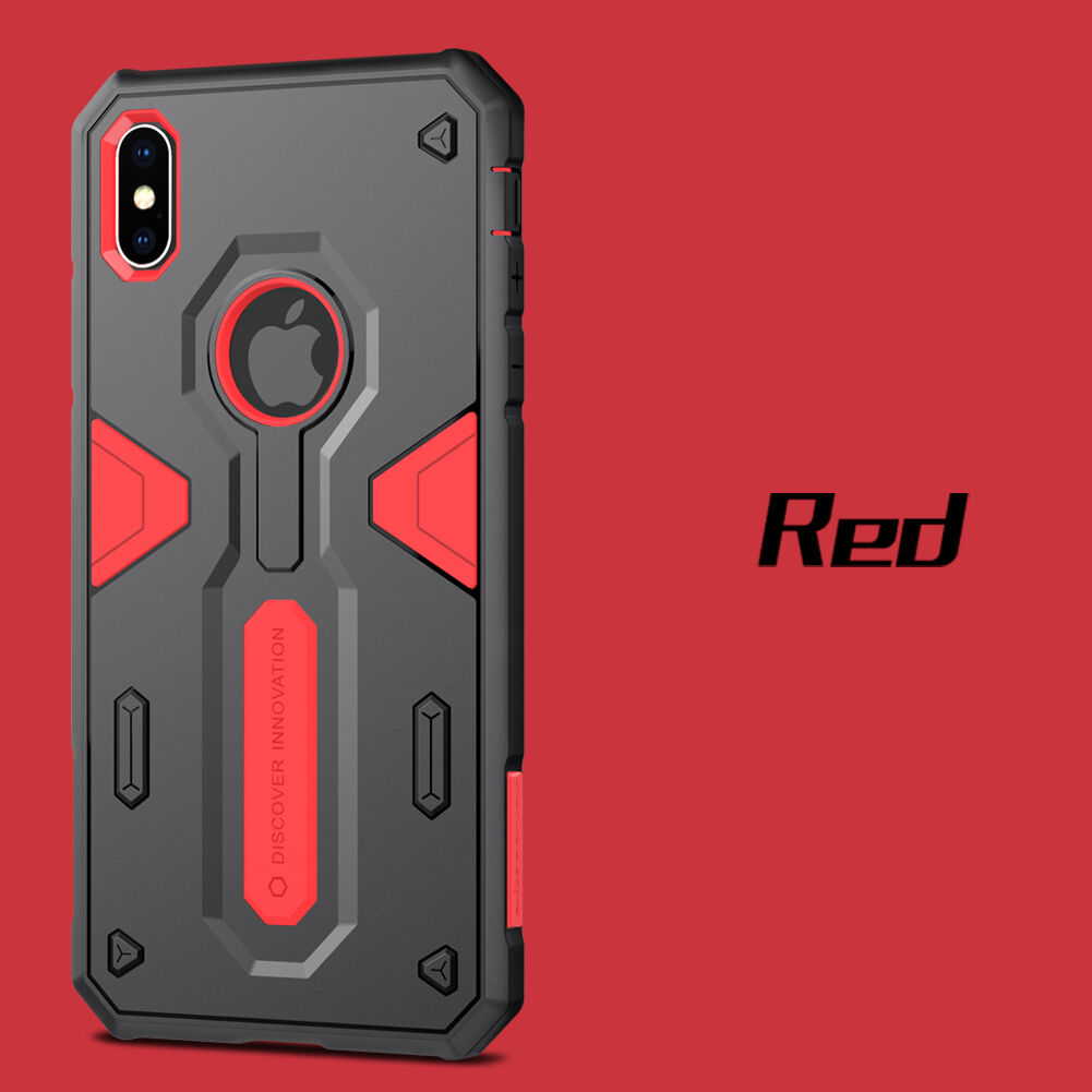 NILLKIN Defender II tartós tok iPhone XS Max - zöld