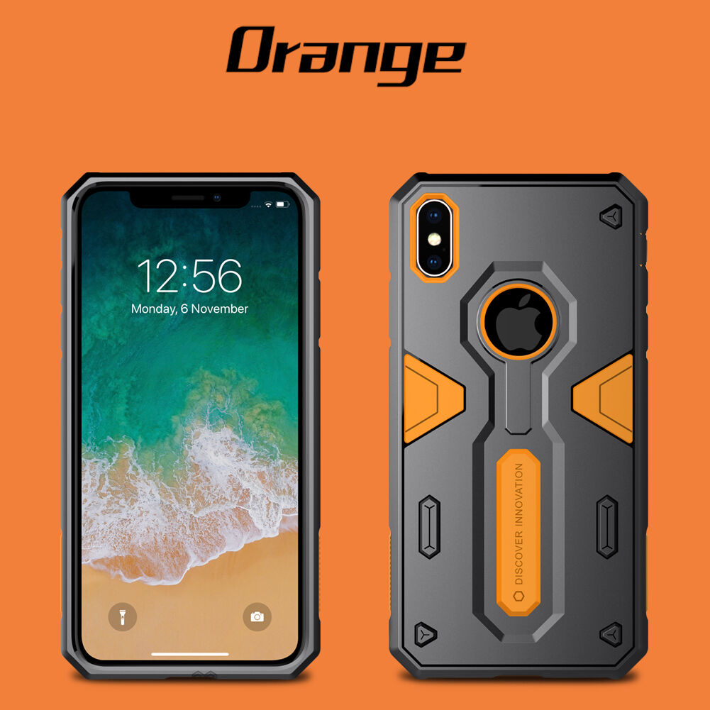 NILLKIN Defender II tartós tok iPhone XS Max - zöld