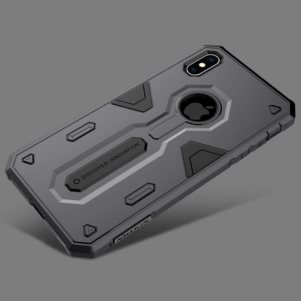 NILLKIN Defender II tartós tok iPhone XS Max - zöld