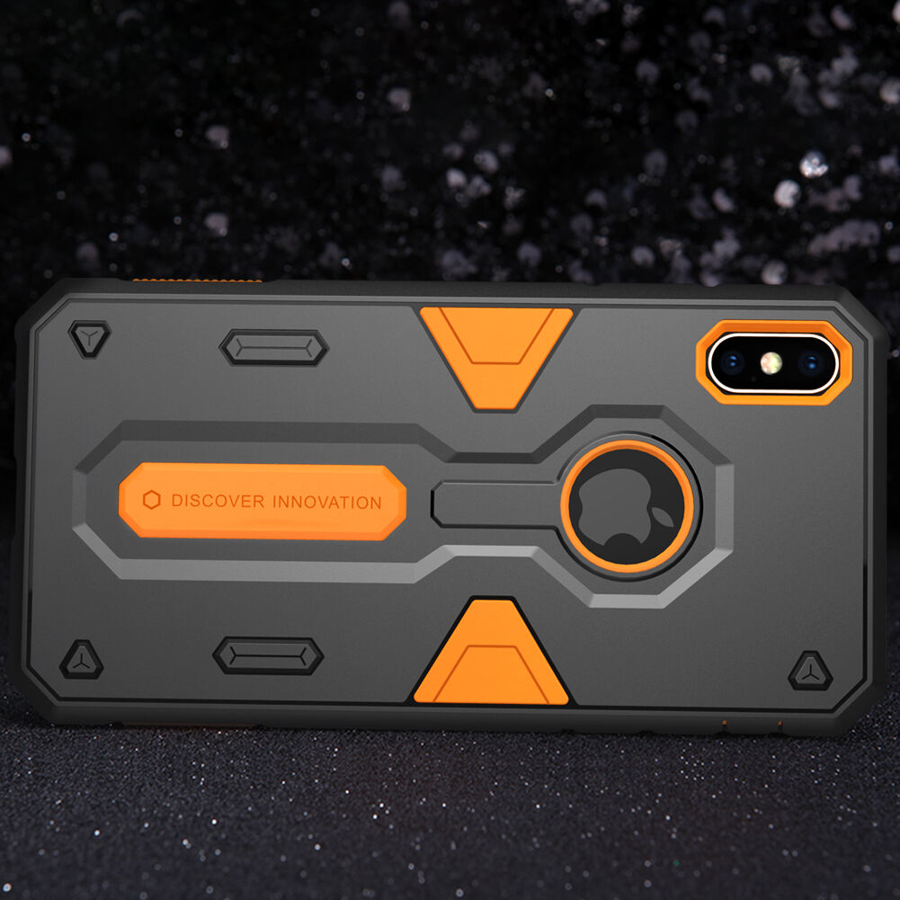 NILLKIN Defender II tartós tok iPhone XS Max - zöld