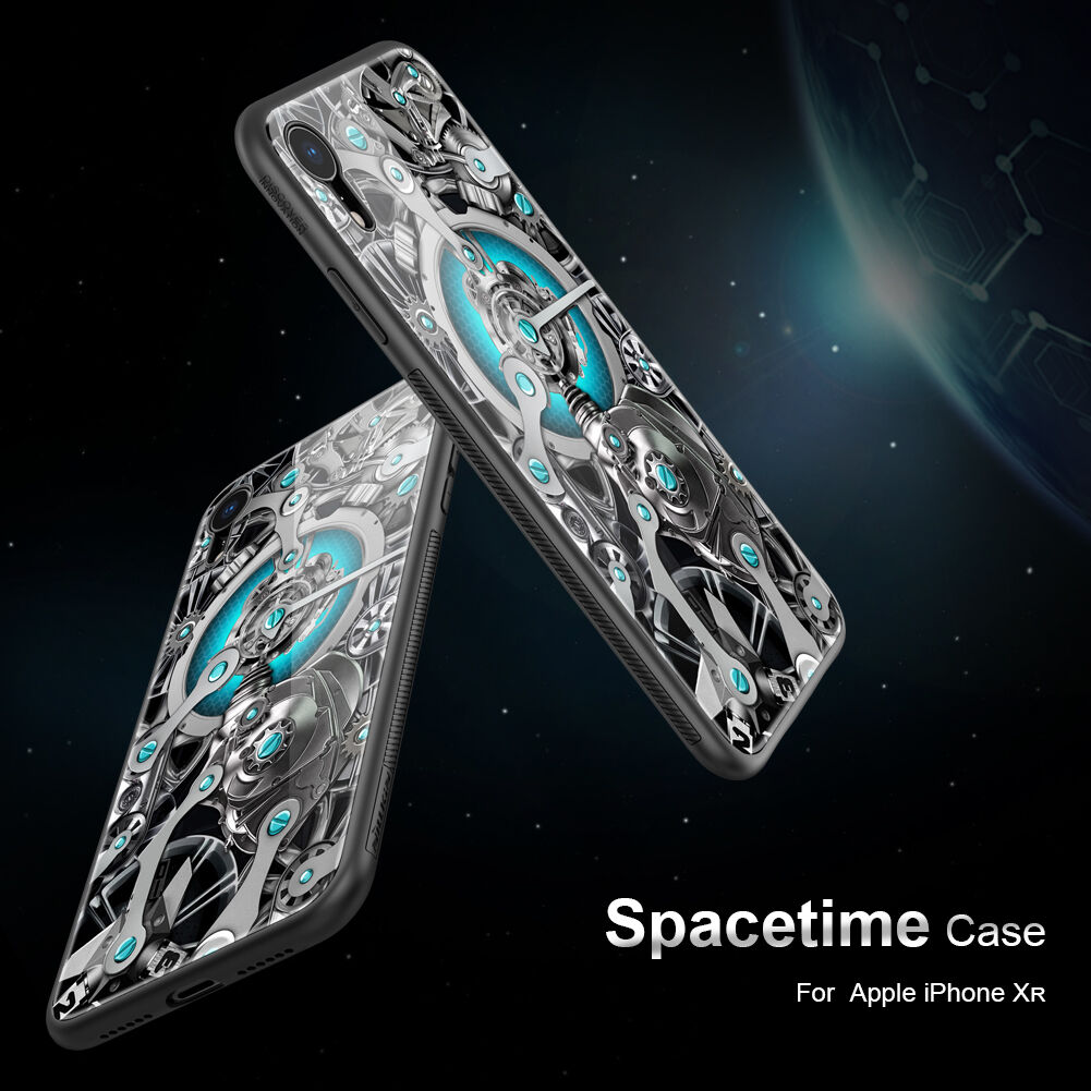 NILLKIN Spacetime tok üveg hátsó résszel iPhone XR