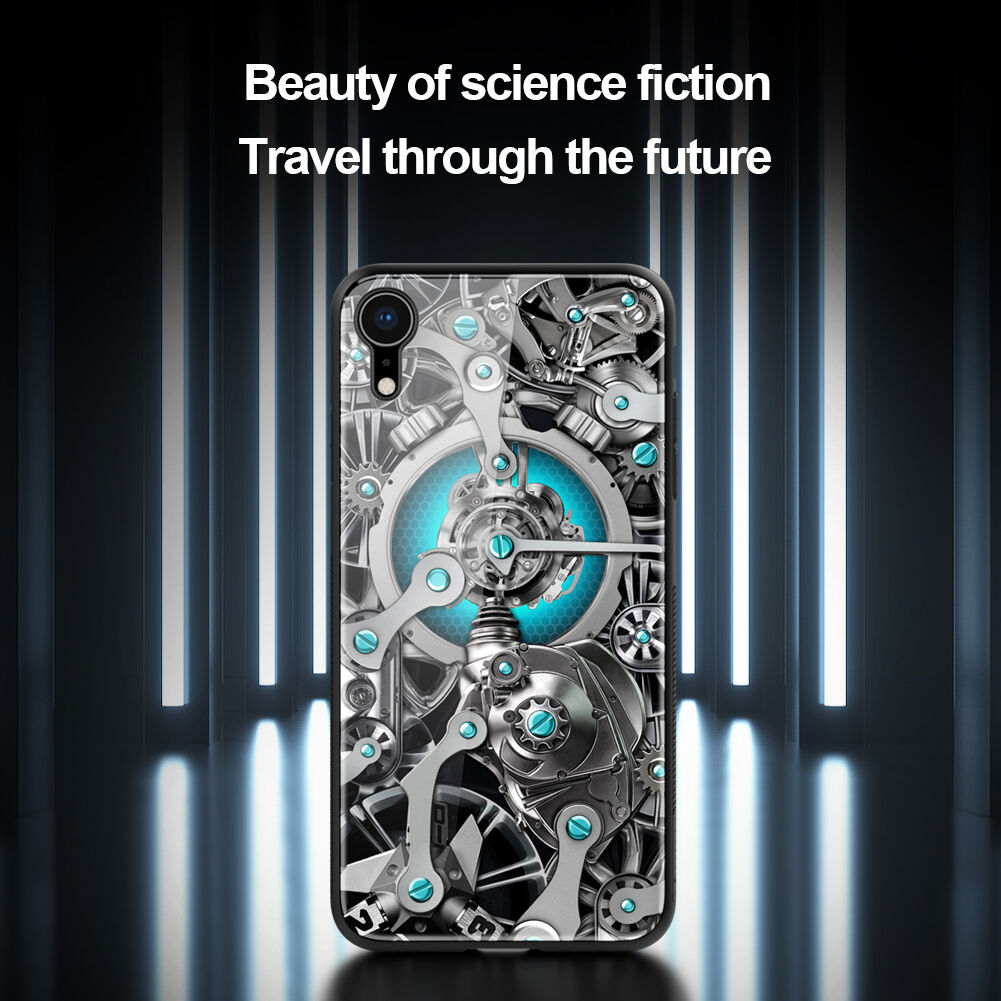 NILLKIN Spacetime tok üveg hátsó résszel iPhone XR