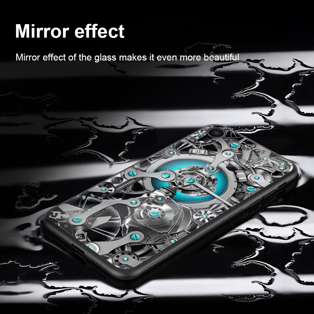 NILLKIN Spacetime tok üveg hátsó résszel iPhone XR