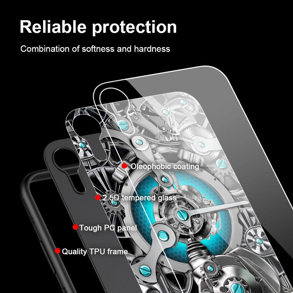 NILLKIN Spacetime tok üveg hátsó résszel iPhone XR