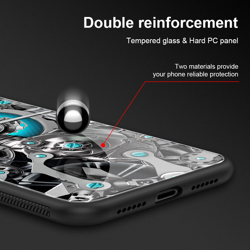 NILLKIN Spacetime tok üveg hátsó résszel iPhone XR