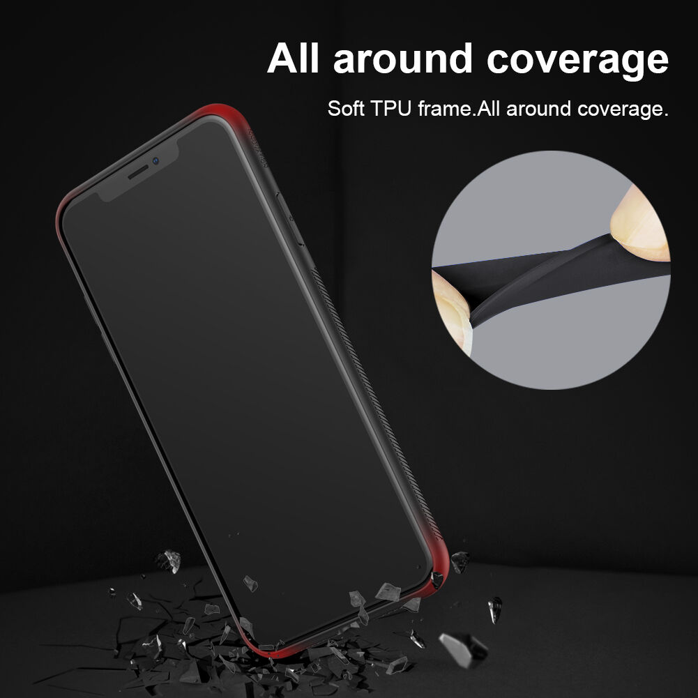 NILLKIN Spacetime tok üveg hátsó résszel iPhone XR NILLKIN Spacetime tok üveg hátsó résszel iPhone XR