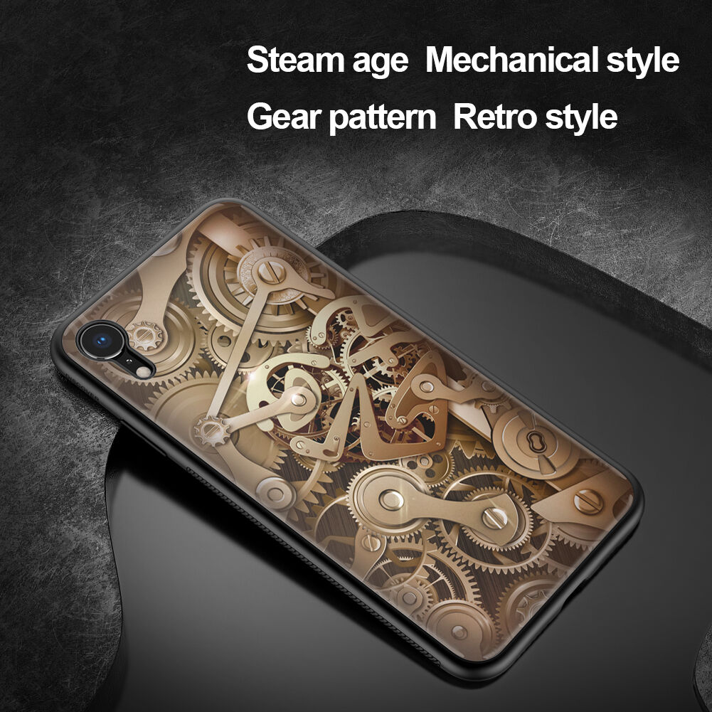 NILLKIN Gear tok üveg hátsó résszel iPhone XR