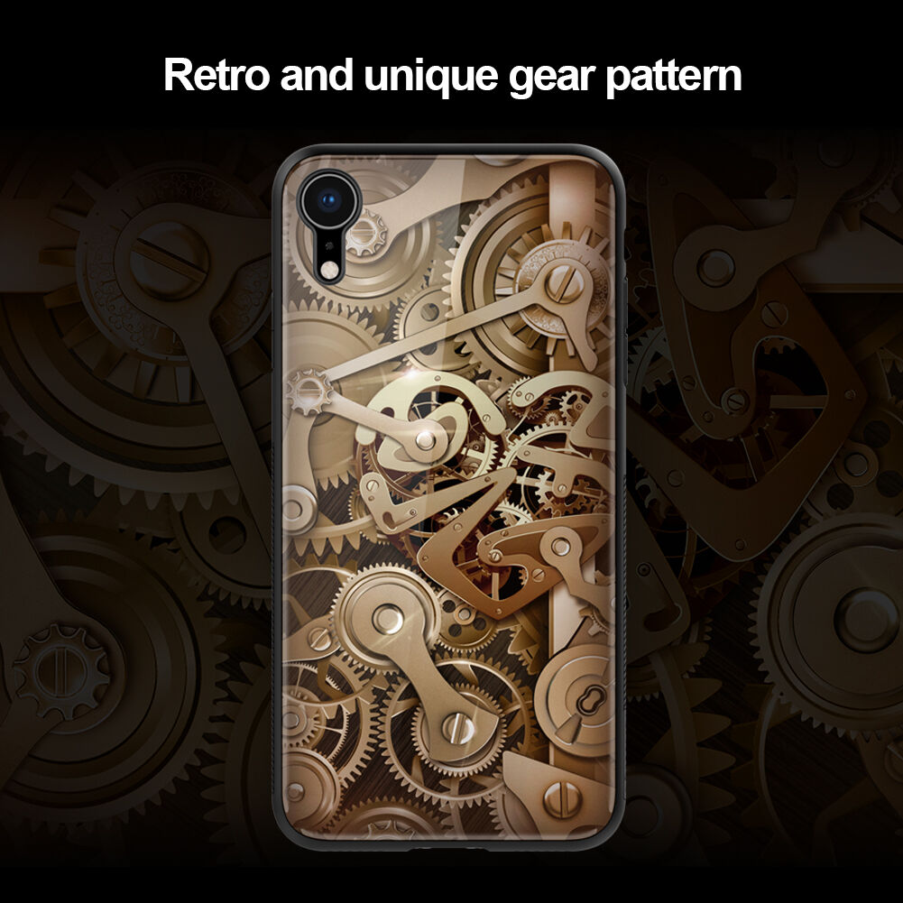 NILLKIN Gear tok üveg hátsó résszel iPhone XR