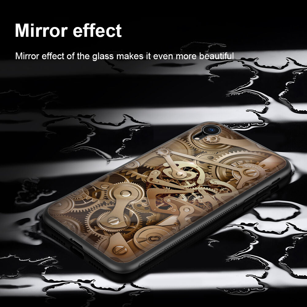 NILLKIN Gear tok üveg hátsó résszel iPhone XR