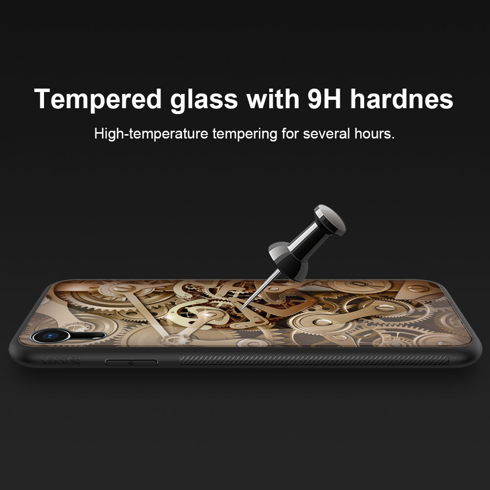 NILLKIN Gear tok üveg hátsó résszel iPhone XR