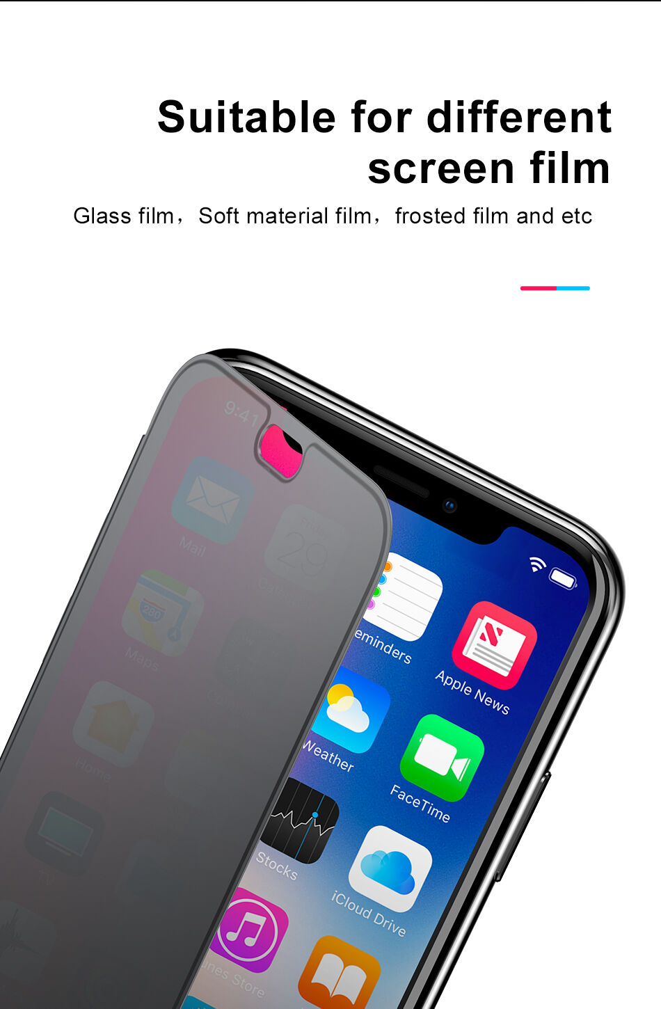 BASEUS flip cover tok iPhone XS - fekete
