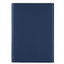 Vezeték nélküli Bluetooth billentyűzet és fedél Apple iPad 9,7" (2017/2018) készülékre - sötétkék