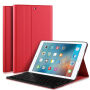 Vezeték nélküli Bluetooth billentyűzet és fedél Apple iPad 9,7" (2017/2018) készülékre - piros