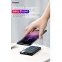 BASEUS külső akkumulátor / power bank 10000mAh vezeték nélküli töltővel - fekete