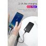 BASEUS külső akkumulátor / power bank 10000mAh vezeték nélküli töltővel - fekete