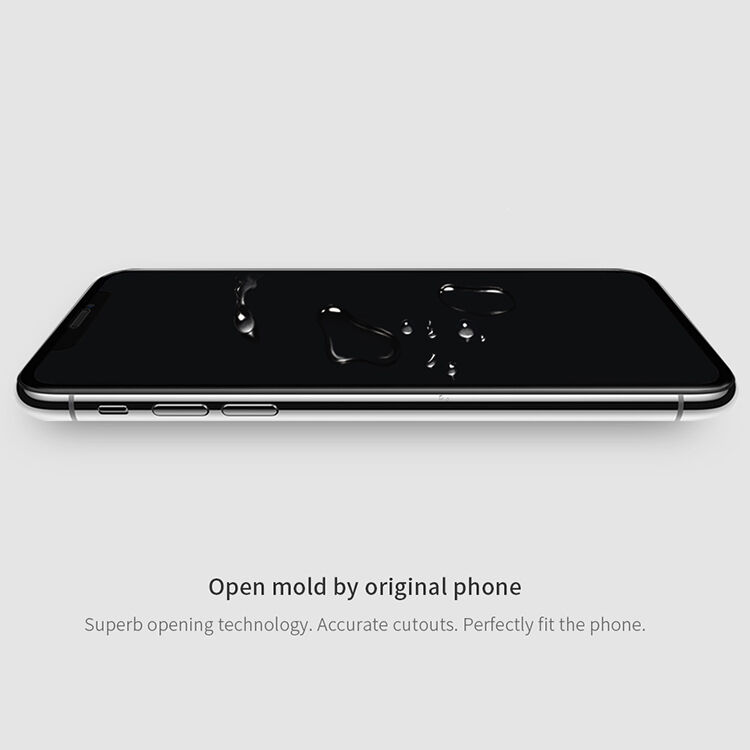NILLKIN edzett 3D üveg iPhone XS Max / 11 Pro Max - fekete
