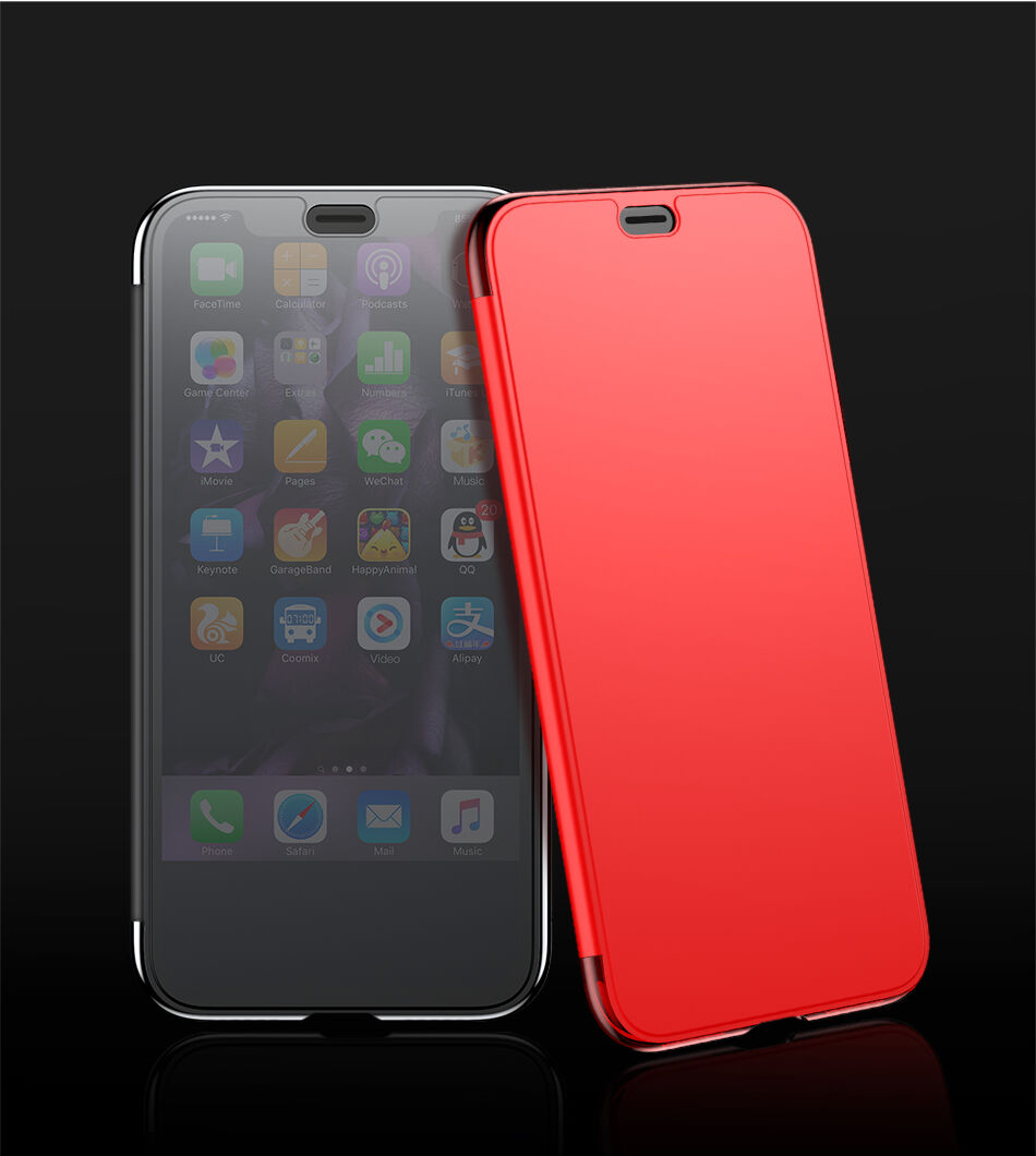 BASEUS flip cover tok iPhone XR - fekete