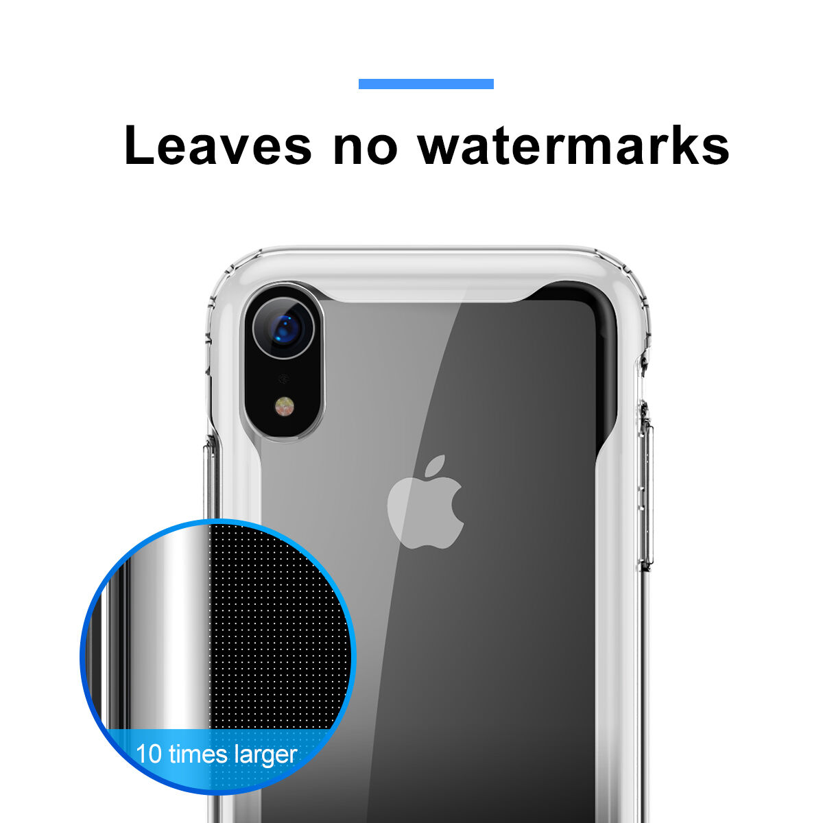 BASEUS Armor transzparens tok kerettel iPhone XR - fekete