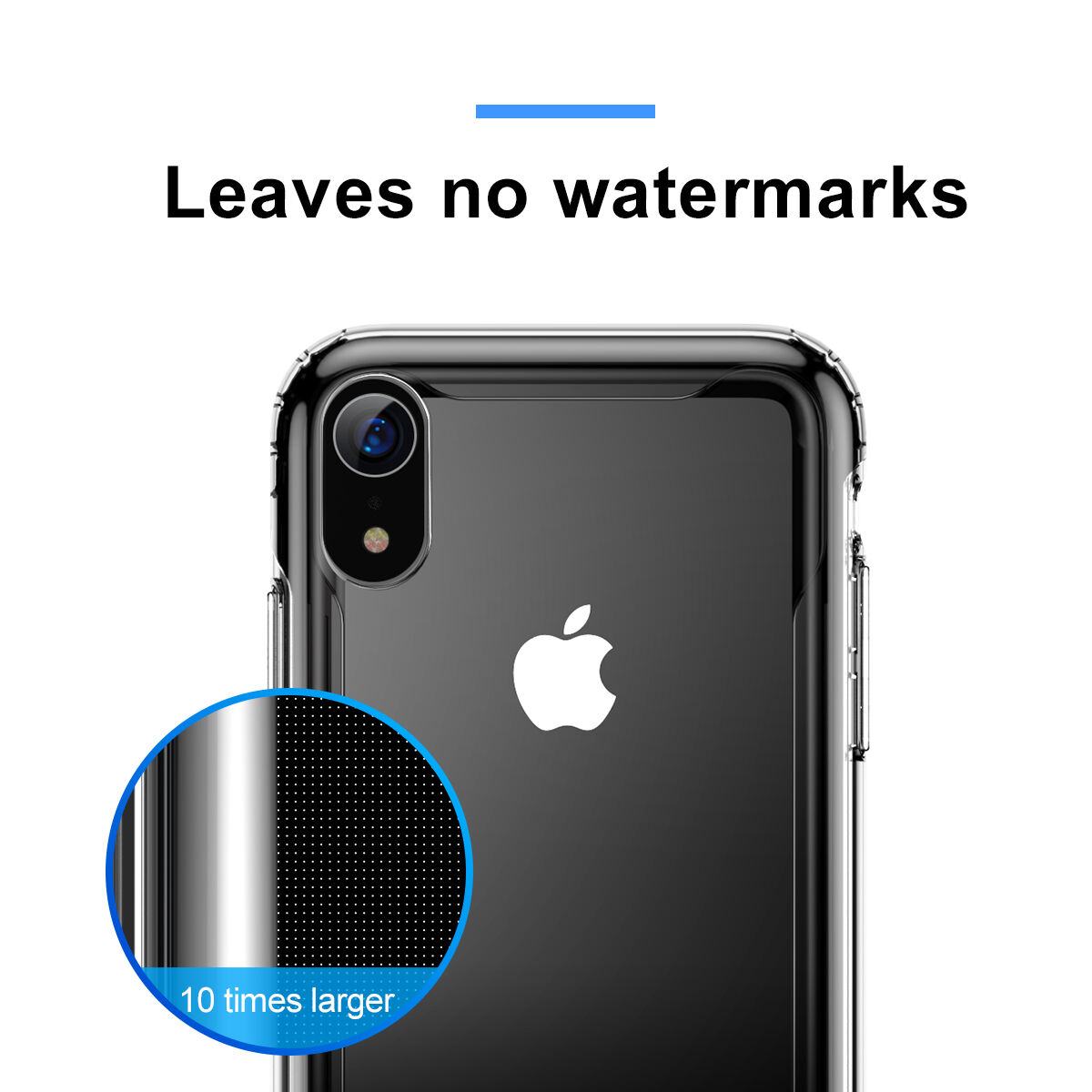 BASEUS Armor transzparens tok kerettel iPhone XR - fekete