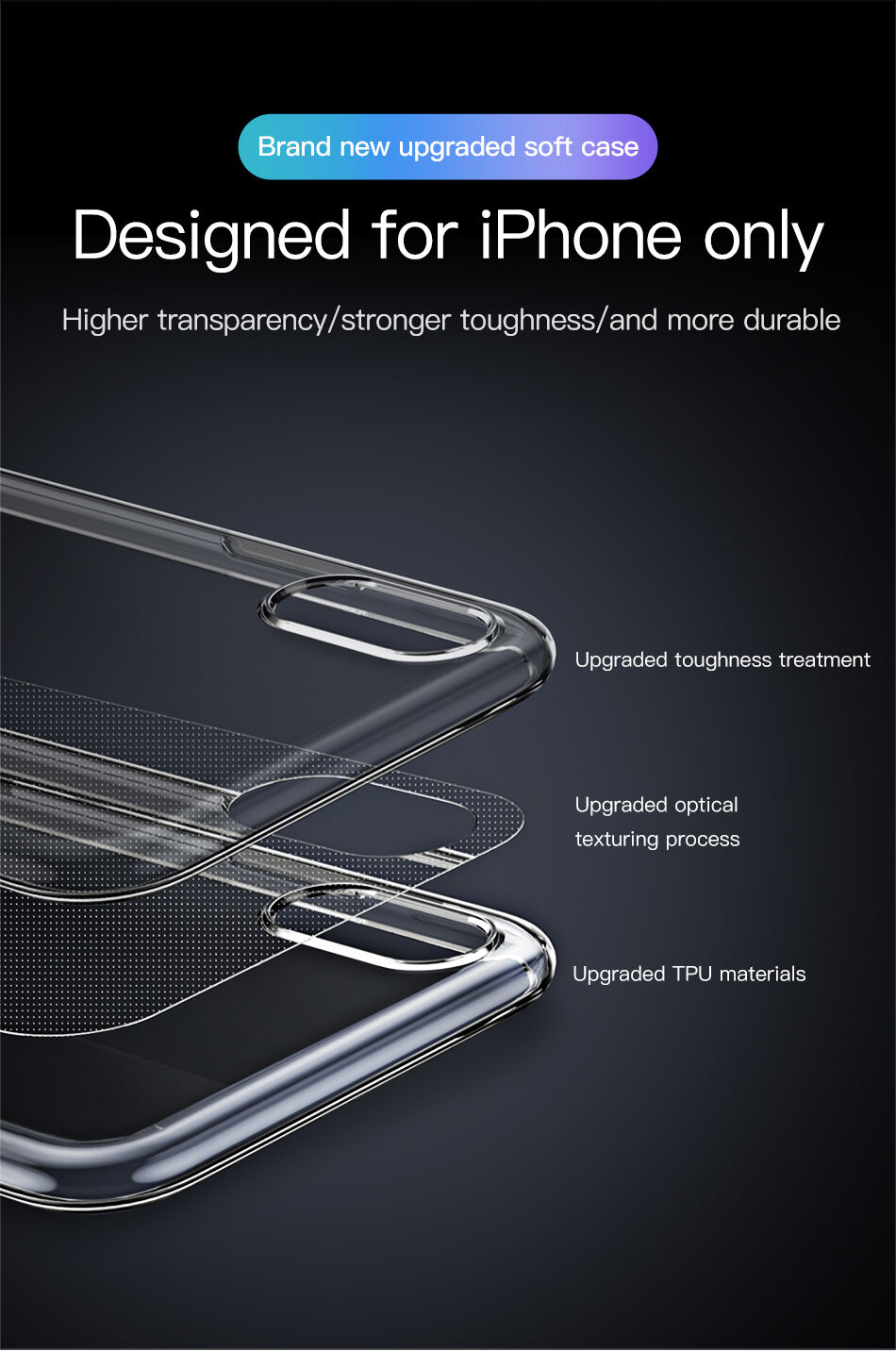BASEUS Simplicity tok iPhone XR - arany