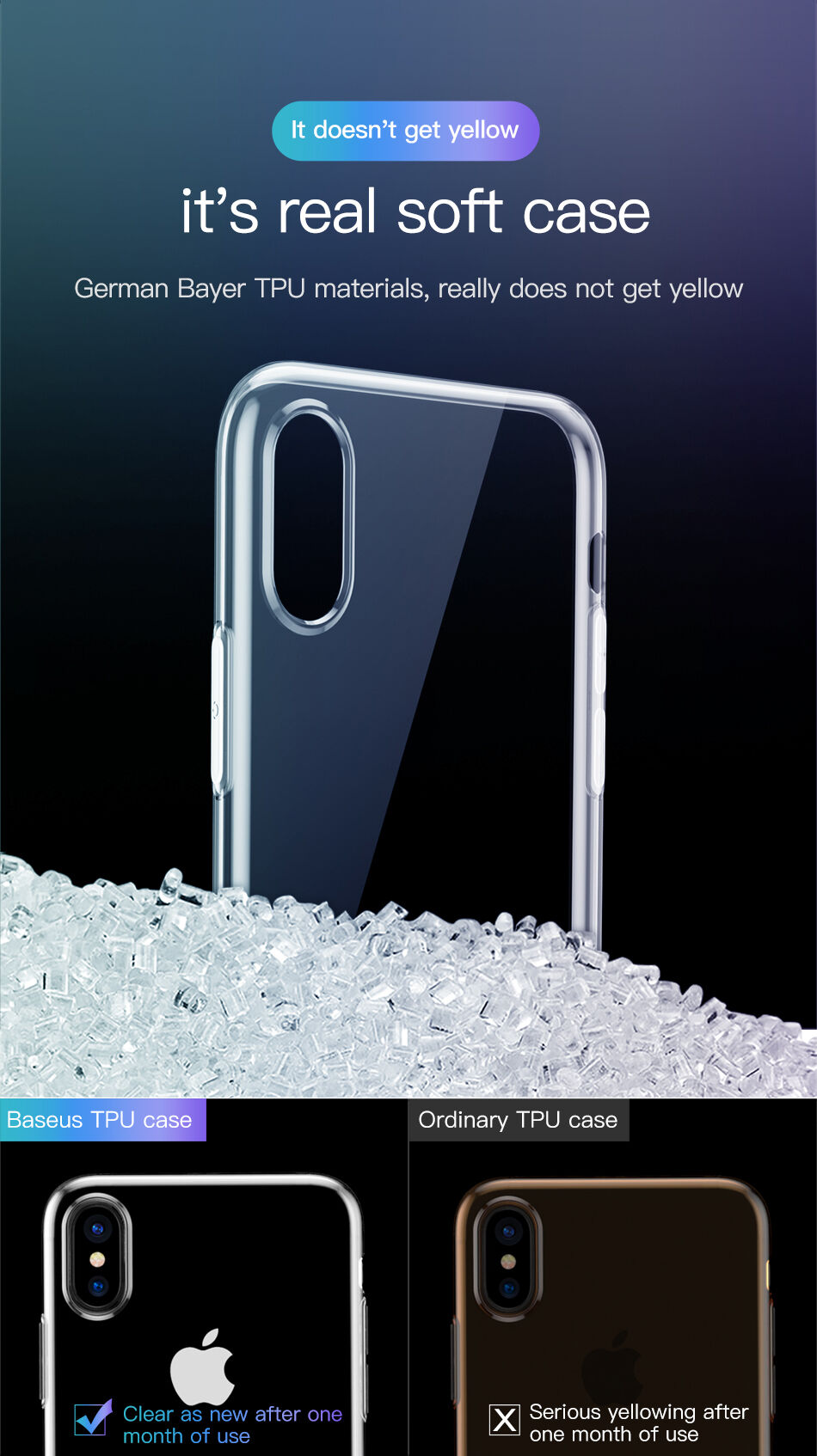 BASEUS Simplicity tok iPhone XR - arany