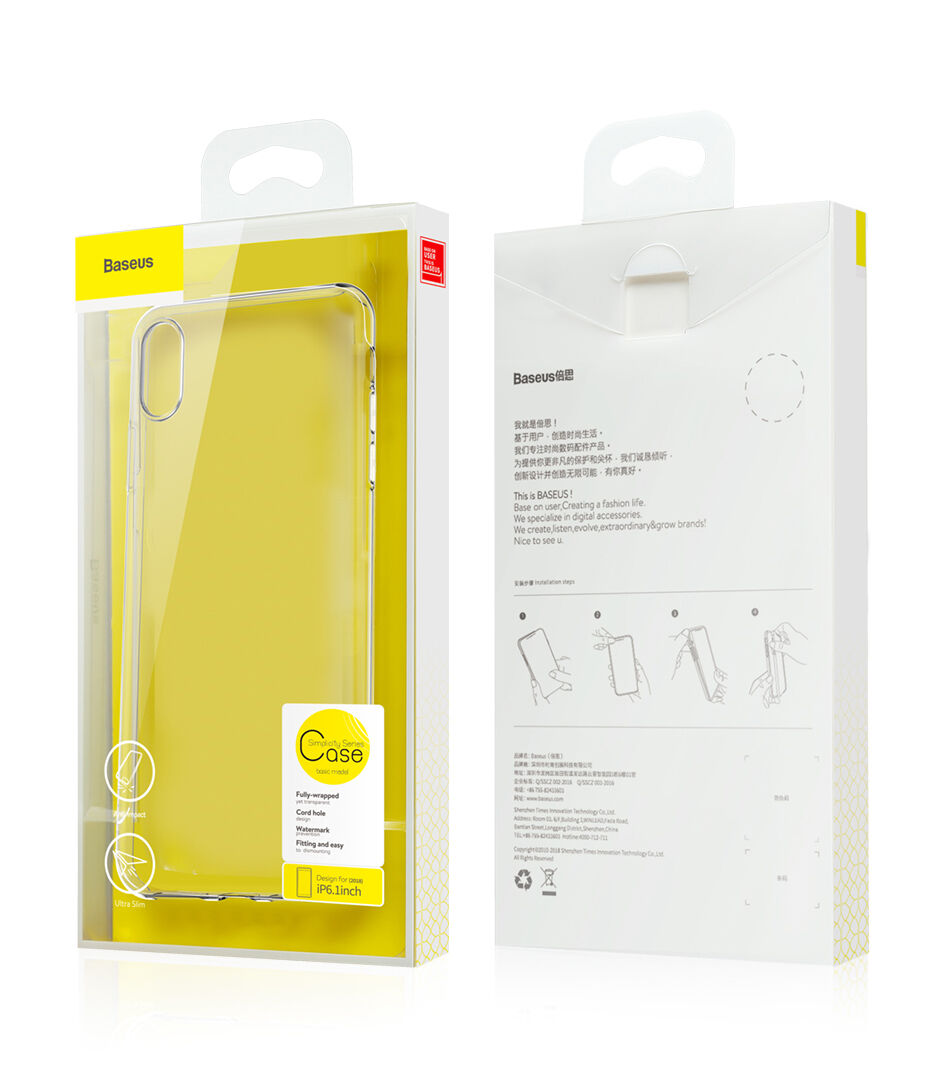 BASEUS Simplicity tok iPhone XR - arany BASEUS Simplicity tok iPhone XR - arany