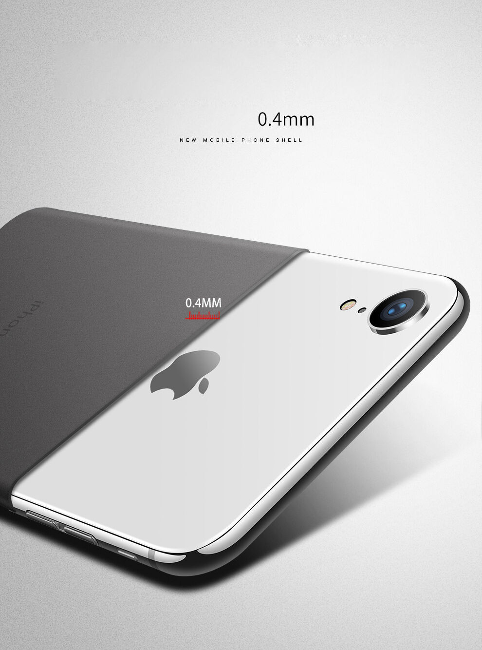 CAFELE ultra vékony tok iPhone XR - fekete