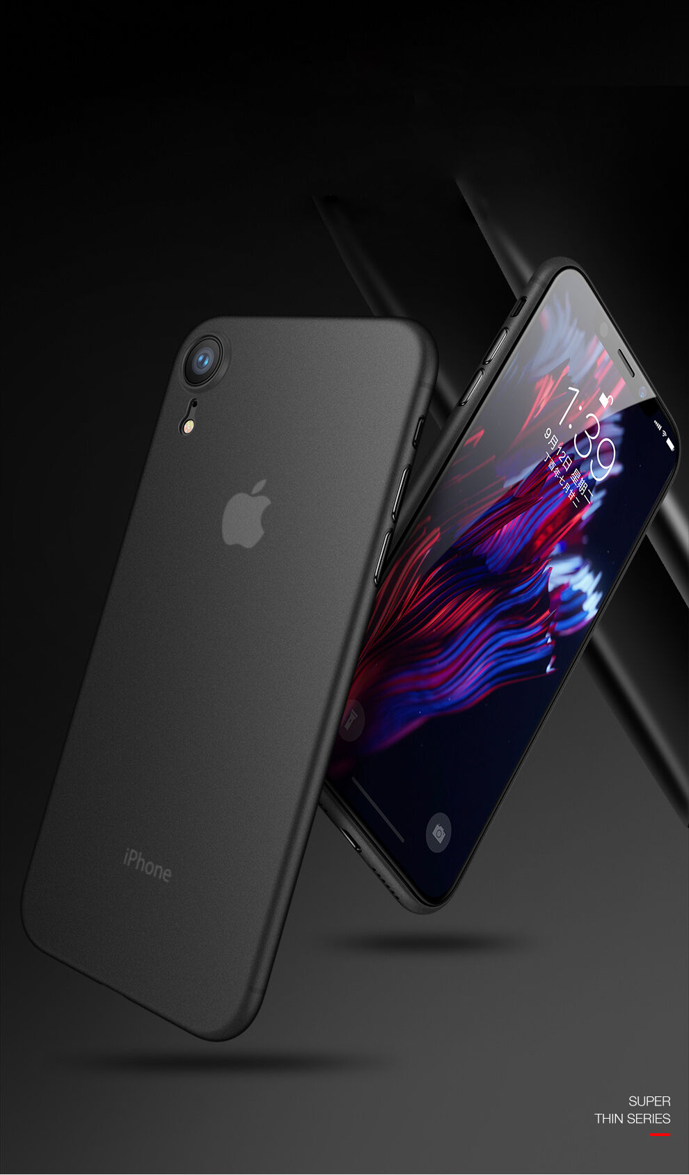 CAFELE ultra vékony tok iPhone XR - fehér