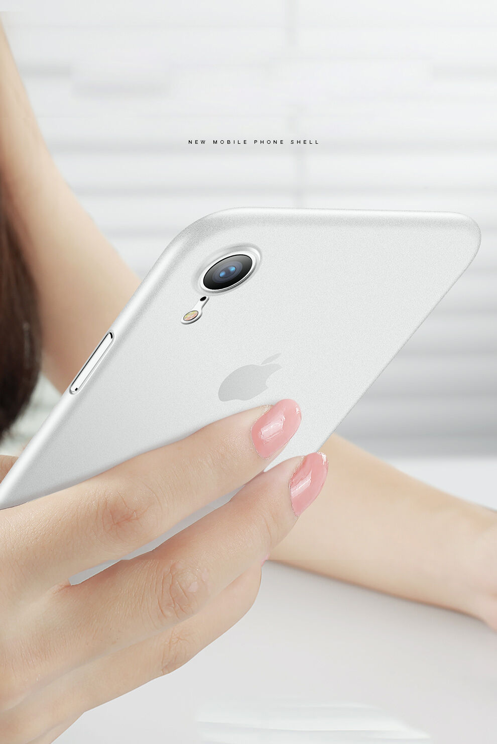 CAFELE ultra vékony tok iPhone XR - fehér