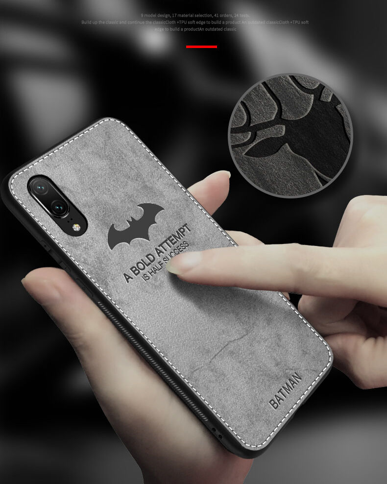 Védő tok textil felülettel iPhone XS / iPhone X - szürke