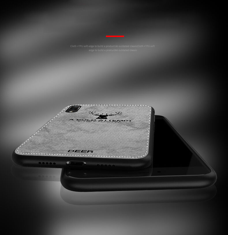 Védő tok textil felülettel iPhone XS / iPhone X - szürke