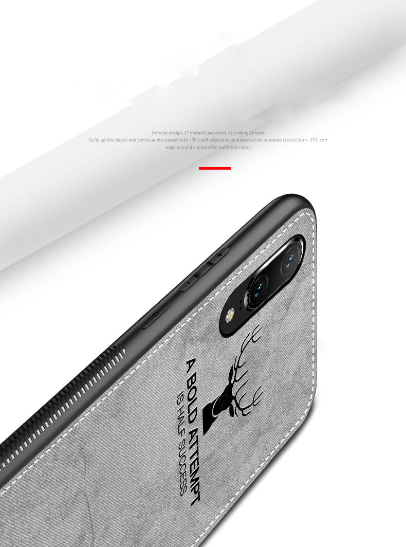 Védő tok textil felülettel iPhone XS / iPhone X - fekete