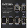 IMAK Pro+ extra ellenálló edzett 2.5D üveg (Tempered Glass) Apple Watch - 38mm - fekete