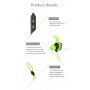 CCK vezeték nélküli Bluetooth fulhallgató Apple iPhone - fehér