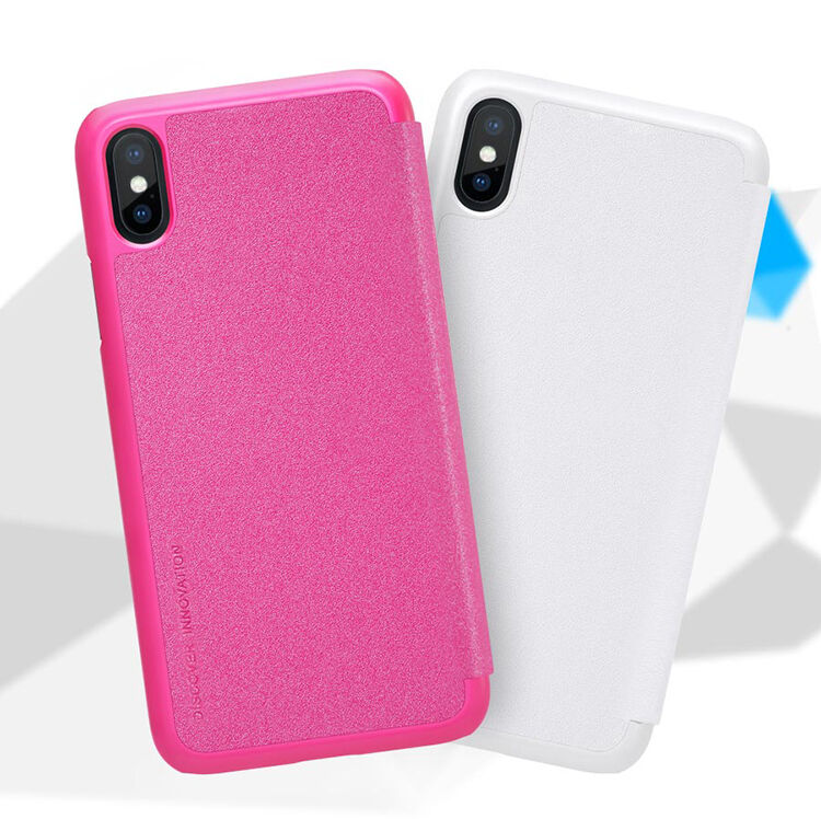 NILLKIN védő flip cover tok Apple iPhone XS / iPhone X - arany