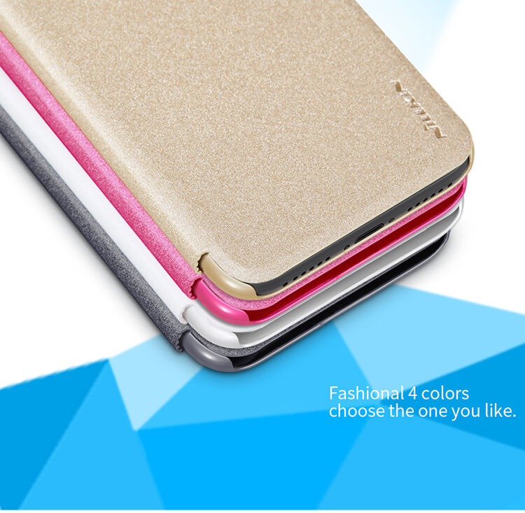 NILLKIN védő flip cover tok Apple iPhone XS / iPhone X - arany