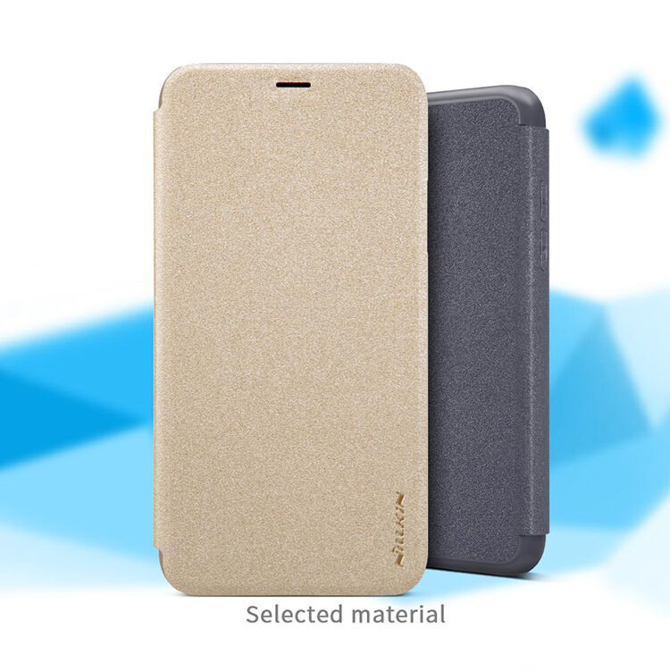 NILLKIN védő flip cover tok Apple iPhone XS / iPhone X - fekete