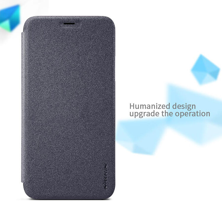 NILLKIN védő flip cover tok Apple iPhone XS / iPhone X - fekete