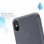 NILLKIN védő flip cover tok Apple iPhone XS / iPhone X - fekete