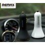 REMAX autótöltő három porttal Apple iPhone / iPad / iPod - fehér